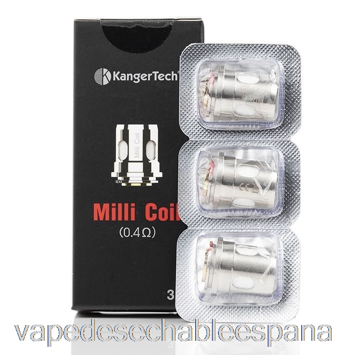 Bobinas De Repuesto De Malla Mili Kanger Vape España Bobinas Nicr De 0.4ohm